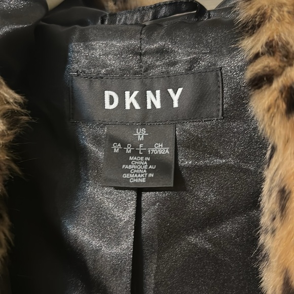 DKNY Faux Fur Jacket - Picture 3 of 6